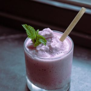 Blueberry Yoga Earl Grey Smoothie